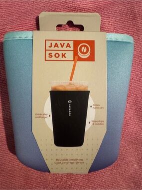 JavaSok Medium Insulating Beverage Sleeve - Mermaid Ombré